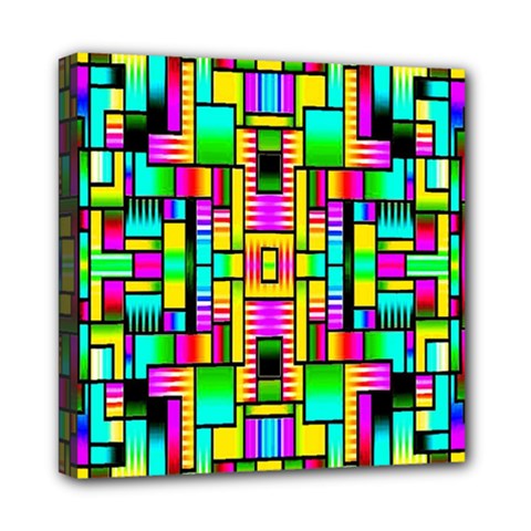 H 6 Mini Canvas 8  X 8  (stretched) by ArtworkByPatrick