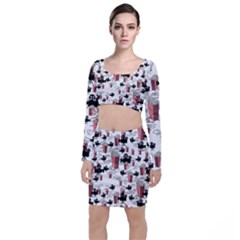 Movies And Popcorn Top And Skirt Sets by bloomingvinedesign