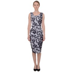 Encaje Sleeveless Pencil Dress by Sobalvarro