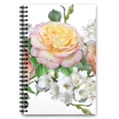 Flowers Arrangement Yellow Roses 5 5  X 8 5  Notebook by Simbadda