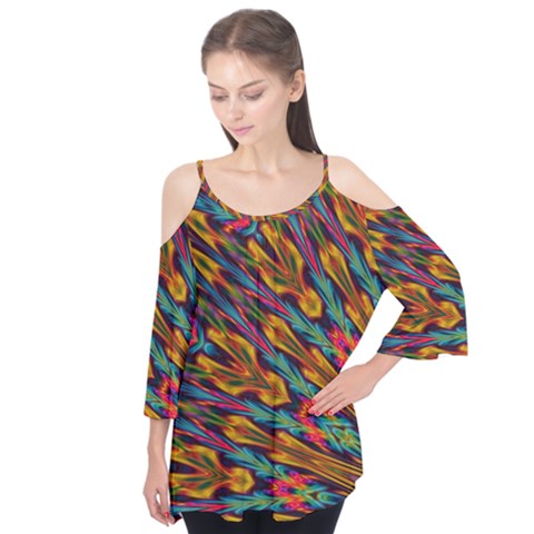 Background Abstract Texture Flutter Tees by Simbadda