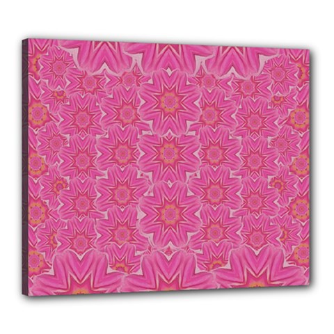 Bloom On In  The Soft Sunshine Decorative Canvas 24  X 20  (stretched) by pepitasart