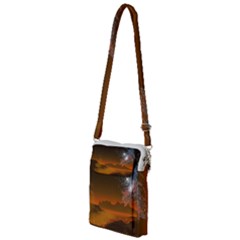Galaxy Galaxies Bump Together Lava Multi Function Travel Bag by Simbadda