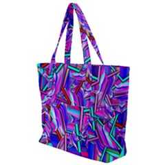 Stars Beveled 3d Abstract Zip Up Canvas Bag by Mariart