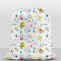 Summer Pattern Design Colorful Drawstring Bag (Small) View1