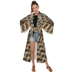 Architecture Geometry Maxi Kimono by Simbadda