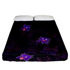 Haunter Fitted Sheet (california King Size) by Mezalola