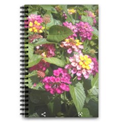 Summer Lantana W Bee 5 5  X 8 5  Notebook by Riverwoman