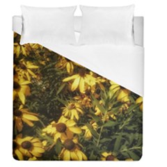 Echinacea Paradoxa Duvet Cover (queen Size) by Riverwoman