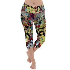 Little Bird Lightweight Velour Capri Yoga Leggings by bestdesignintheworld