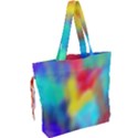 Soft color blend Drawstring Tote Bag View2