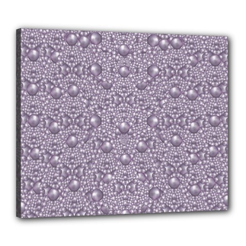 Baroque Pearls And Fauna Ornate Mandala Canvas 24  X 20  (stretched) by pepitasart
