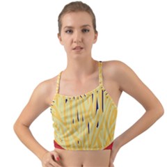 French Fries Potato Snacks Food Mini Tank Bikini Top by Simbadda