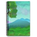 Landscape Illustration Nature Tree 5.5  x 8.5  Notebook View1