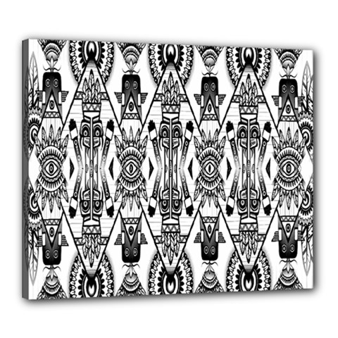 Bw 4 1 Canvas 24  X 20  (stretched) by ArtworkByPatrick