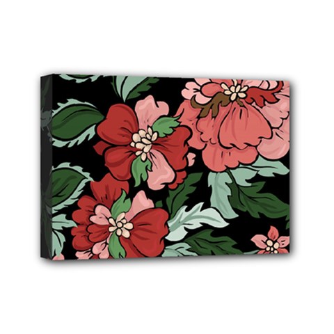 Beautiful Floral Vector Seamless Pattern Mini Canvas 7  X 5  (stretched) by Vaneshart