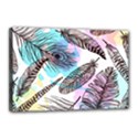 Hand Drawn Feathers Seamless Pattern Canvas 18  x 12  (Stretched) View1
