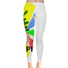 House Plant Leggings  by okhismakingart