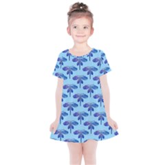 Blue Dragonfly  Kids  Simple Cotton Dress by VeataAtticus