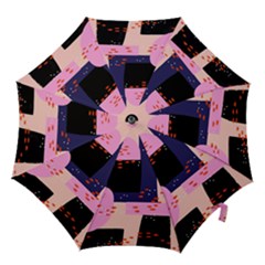 Vibrant Tropical Dot Patterns Hook Handle Umbrellas (small) by Vaneshart