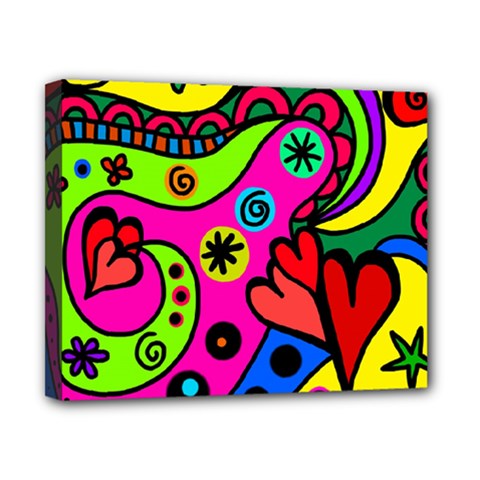 Seamless Doodle Canvas 10  X 8  (stretched) by Vaneshart