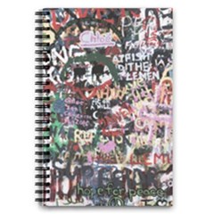 Graffiti Wall Background 5 5  X 8 5  Notebook by Vaneshart