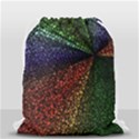 Abstract Colorful Pieces Mosaics Drawstring Bag (Small) View2