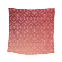 Red Gold Art Decor Square Tapestry (small) by HermanTelo