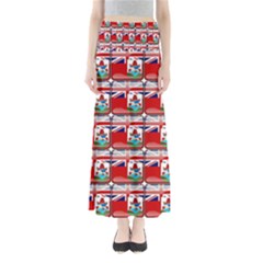 Flag Bermuda Full Length Maxi Skirt by ArtworkByPatrick