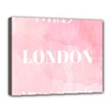 Paris, London, New York Canvas 14  x 11  (Stretched) View1
