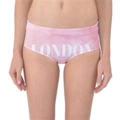 Paris, London, New York Mid-waist Bikini Bottoms by Lullaby