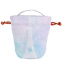 Pastel Eiffel s Tower, Paris Drawstring Bucket Bag View2