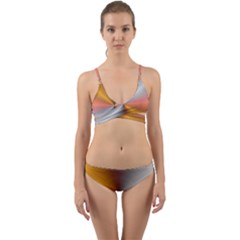 Abstract Easy Shining Wrap Around Bikini Set by Bajindul
