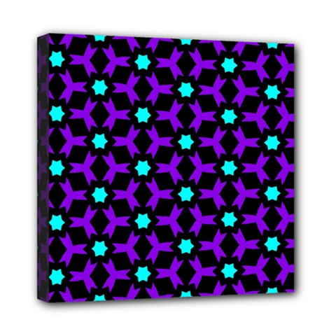 Textured Background Tile Pattern Mini Canvas 8  X 8  (stretched) by Simbadda