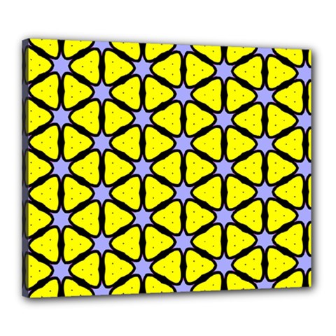 Pattern Modern Colorful Bright Canvas 24  X 20  (stretched) by Simbadda