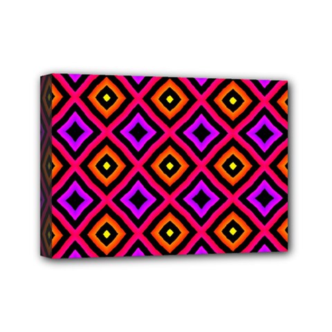 Squares Modern Backgrounds Texture Mini Canvas 7  X 5  (stretched) by Simbadda