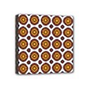 Pattern Fall Color White Background Mini Canvas 4  x 4  (Stretched) View1