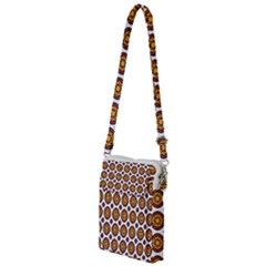 Pattern Fall Color White Background Multi Function Travel Bag by Simbadda