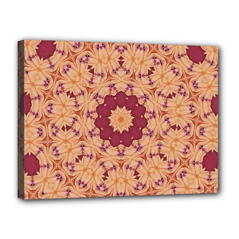 Abstract Art Abstract Background Brown Canvas 16  X 12  (stretched) by Simbadda