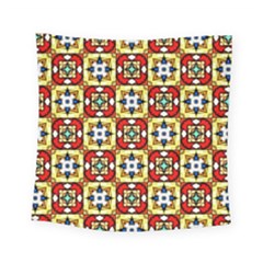 Church Pattern Church Texture Square Tapestry (small) by Simbadda