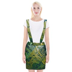 Laptop Computer Technology Leaf Line Green Biology Communication Electronics Illustration Informatio Braces Suspender Skirt by Vaneshart