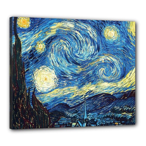 Starry Night Canvas 24  X 20  (stretched) by Vaneshart