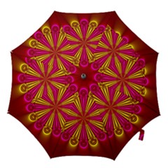 Abstract Art Fractal Modern Art Hook Handle Umbrellas (small) by Wegoenart