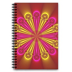 Abstract Art Fractal Modern Art 5 5  X 8 5  Notebook by Wegoenart