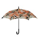 Marble Texture White Pattern Hook Handle Umbrellas (Small) View3