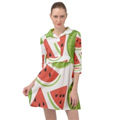 Watermelon Juice Auglis Clip Art Watermelon Mini Skater Shirt Dress by Vaneshart