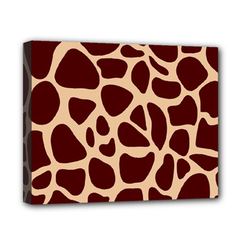 Animal Print Giraffe Patterns Canvas 10  X 8  (stretched) by Vaneshart