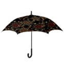 Patterns Abstract Flowers Hook Handle Umbrellas (Medium) View3