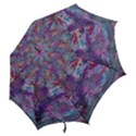 Stains Circles Watercolor Colorful Abstract Hook Handle Umbrellas (Small) View2
