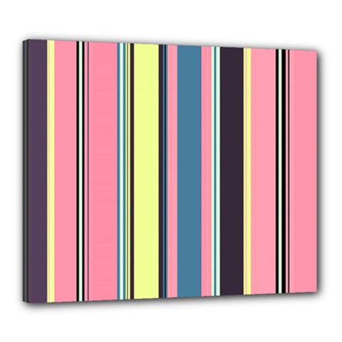Stripes Colorful Wallpaper Seamless Canvas 24  X 20  (stretched) by Vaneshart